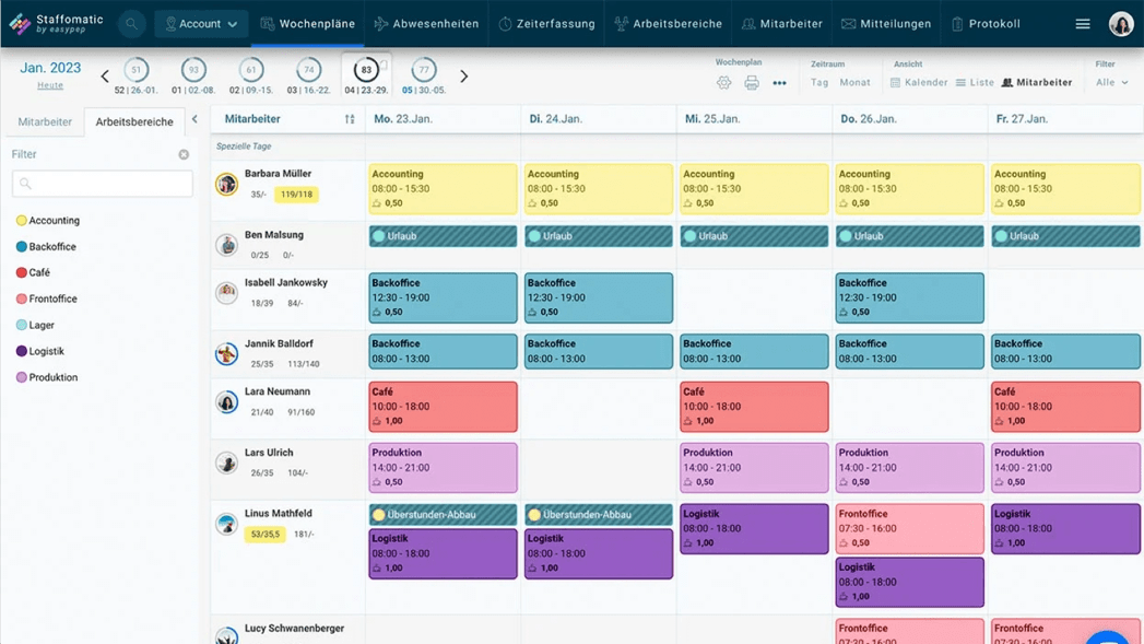 Staffomatic Schichtplaner Screenshot